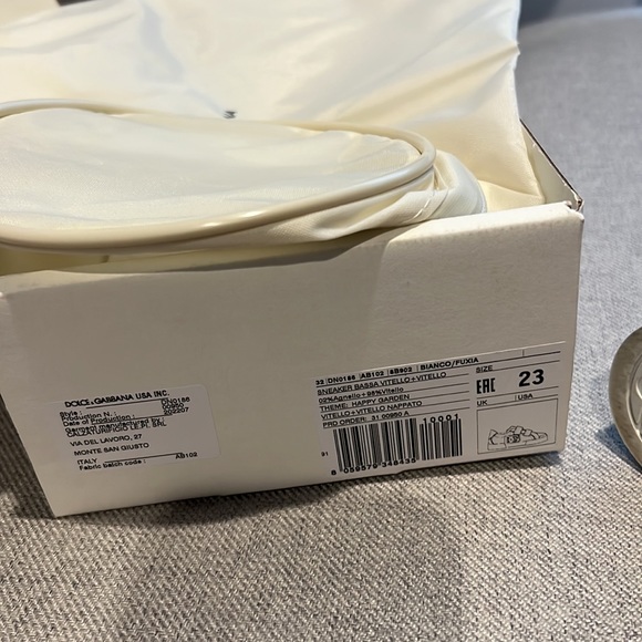 Dolce & Gabbana sneakers for toddler girl size 23/7 toddler. - Picture 6 of 7